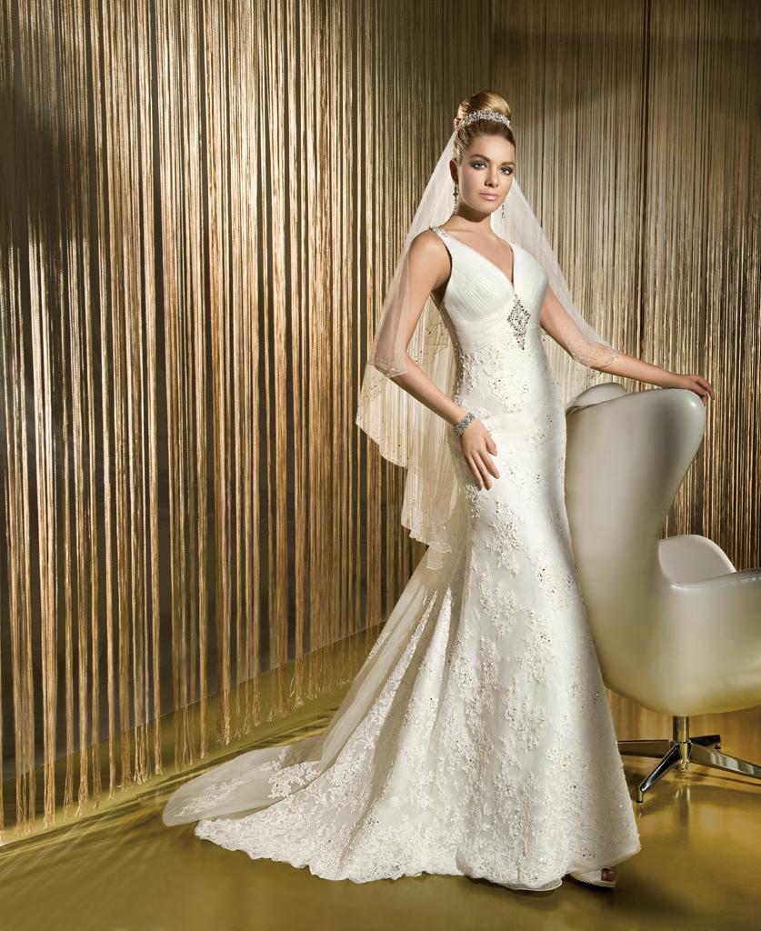 Demetrios Style Wedding Dress DEW0588 larger image.  199.00