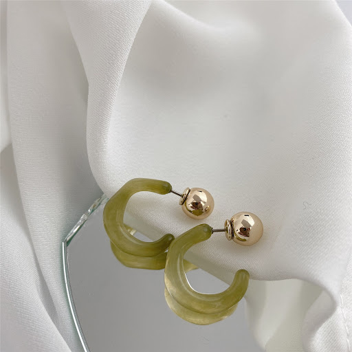 Title 6, Dongdaemun Small Student Earrings — Cute and su...