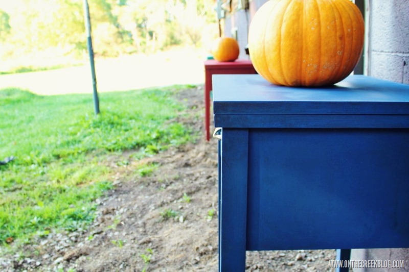 Fall Pumpkin Yard Display