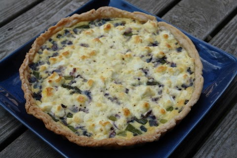 Menu Musings of a Modern American Mom: Goat Cheese Tart