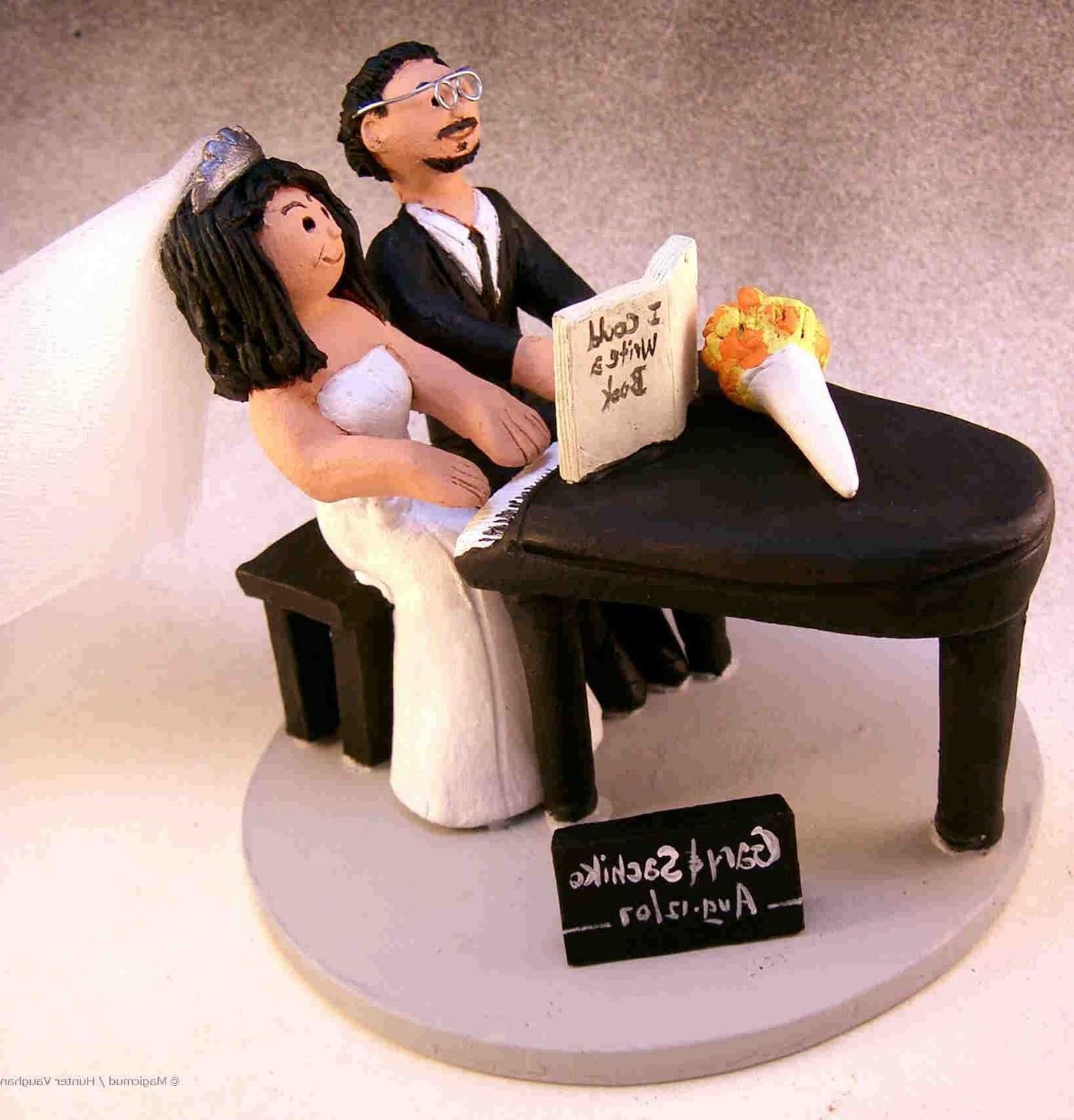 made wedding cake topper