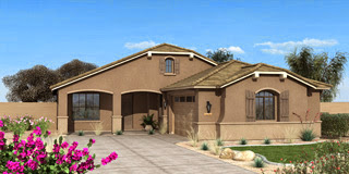 Tamarisk floor plan by Fulton Homes in Freeman Farms Gilbert 85298