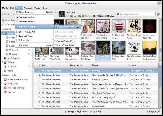 Banshee 2.4 Screenshots Banshee 2.4 Screenshots
