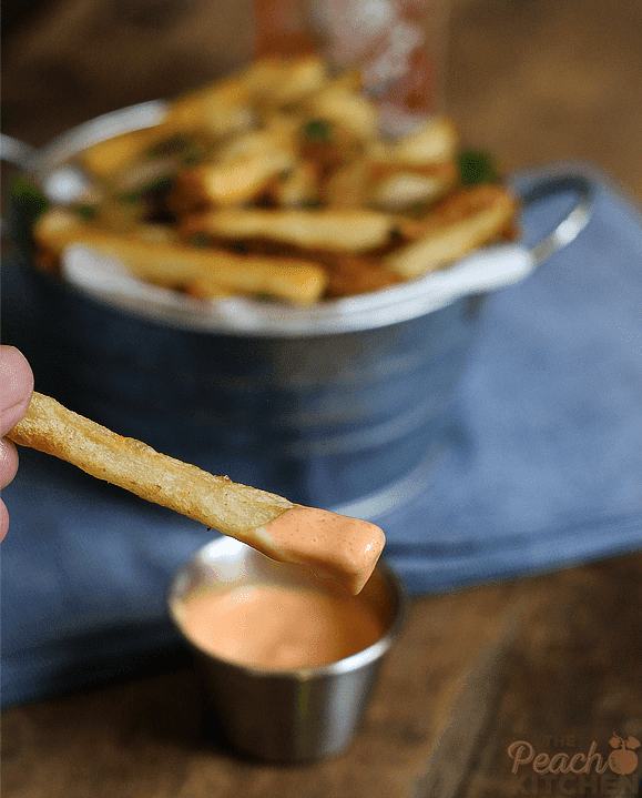 Baked Garlic Parmesan Fries For #USPotatoesForACause