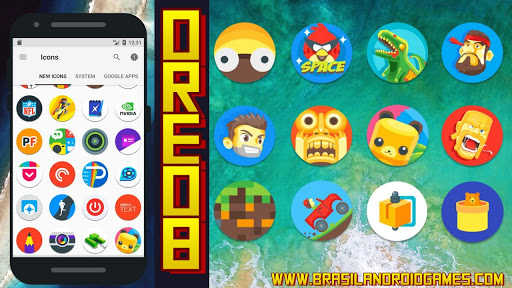 Oreo 8 - Icon Pack APK