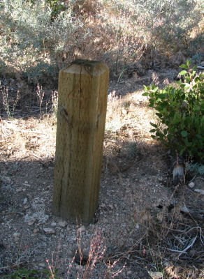 trail mile marker for 4 miles