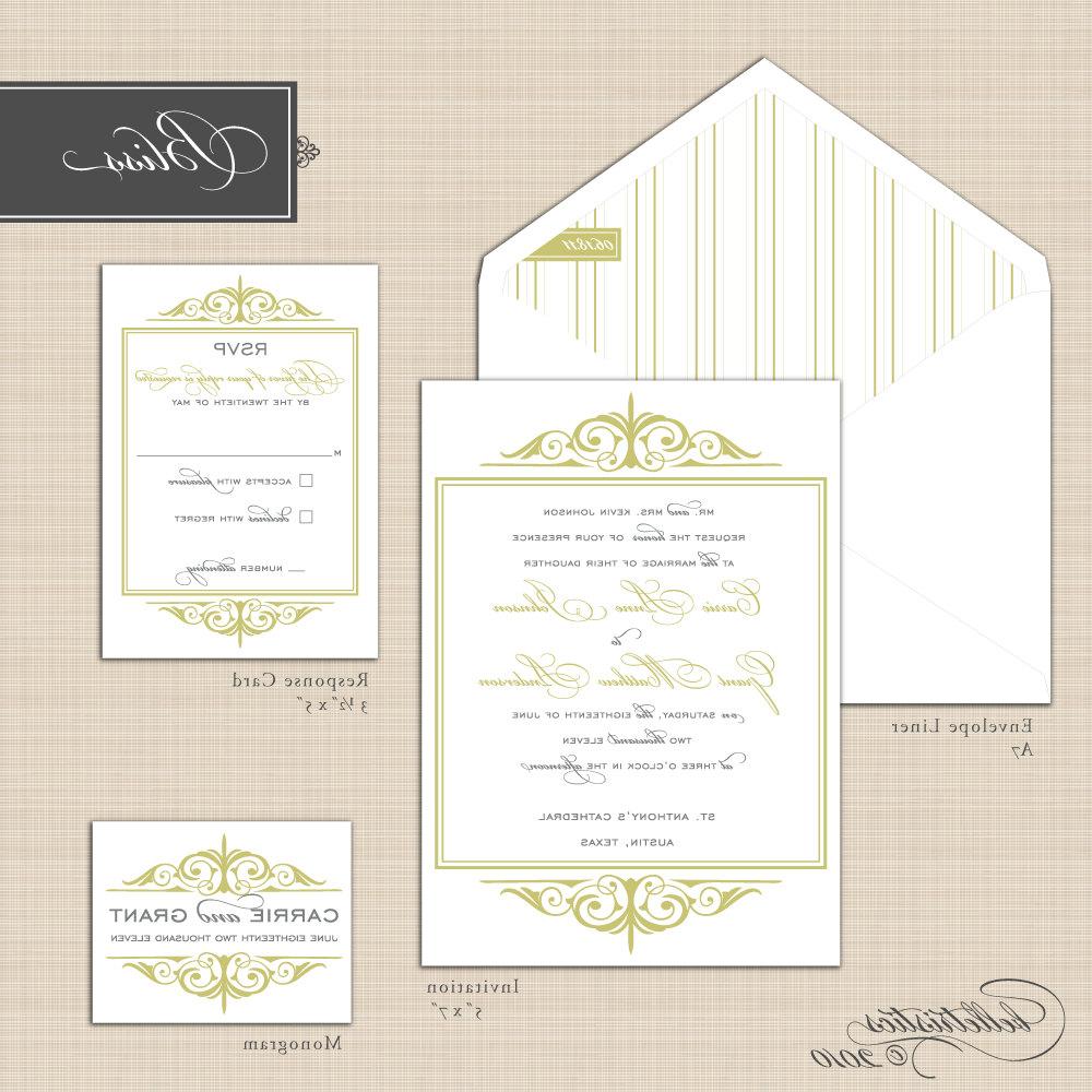 Wedding Invitation Package