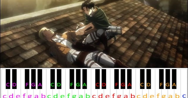 Levi's Choice (Attack on Titan) | Piano Letter Notes