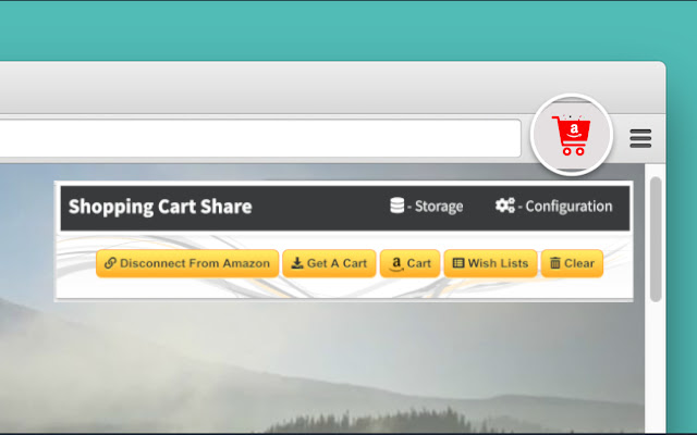 Shopping Cart Share For Amazon chrome extension