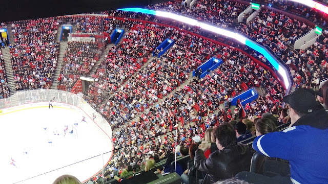 bell centre ice hockey game in Montreal, Canada 