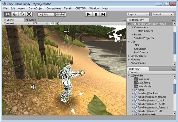 Unity3D โปรแกรมสร้างเกมที่เล่นได้ทั้ง PC, Console และบน Web