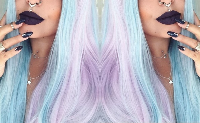 candy color Tendência de Cor de Cabelo