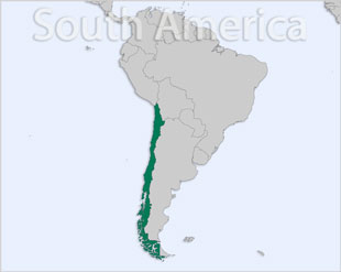 Chile location map