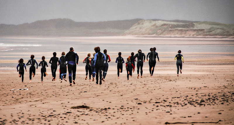 Running on the beach di laurafacchini