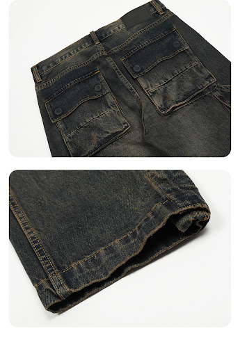 Title 3, American Retro Jeans Loose Straight. Embrace co...