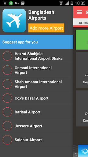 Bangla Airport + Flight Status