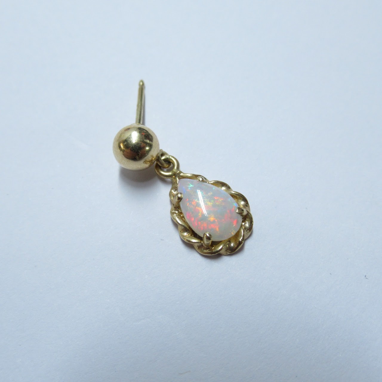 14K Gold and Opal Earrings