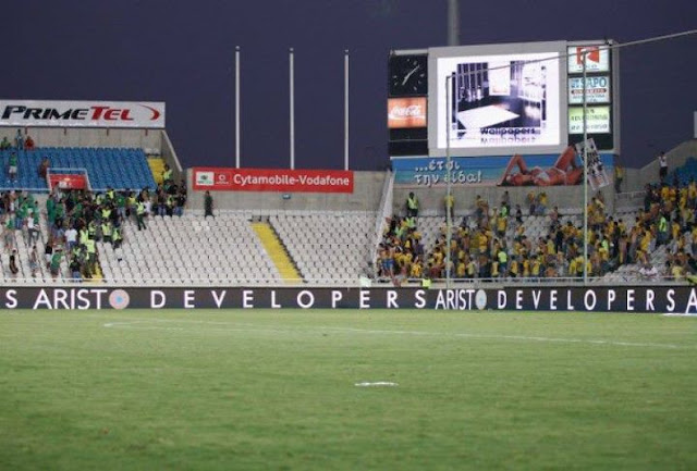 omonoia vs AEL LIMASSOL 0-0  19/09/2011 (the match went off at half time ) 312411_250214751687702_100000975384923_679795_340158518_n