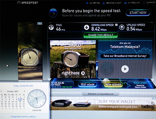 9-10-15 Speedtest.net