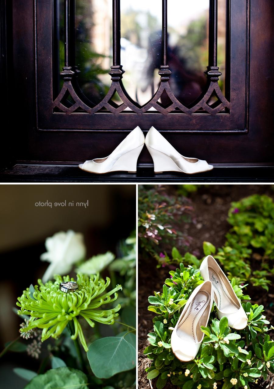 Wedding shoe details