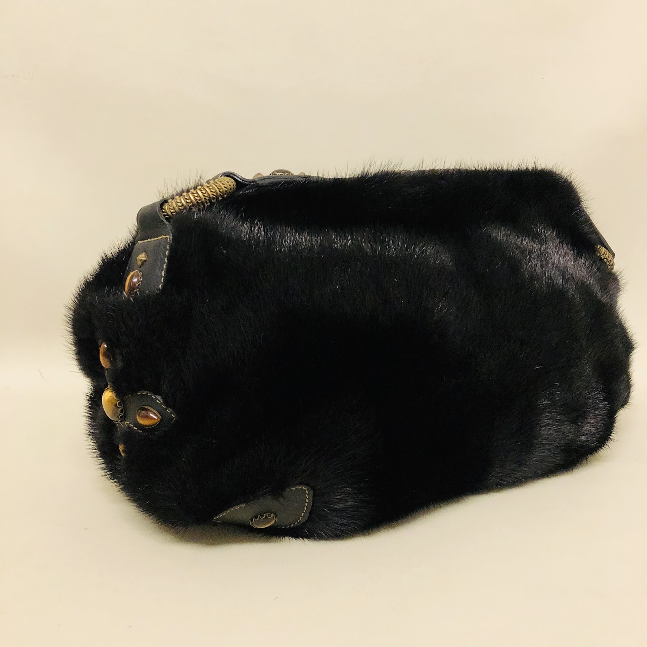 Eric Javits Mink Fur Bag