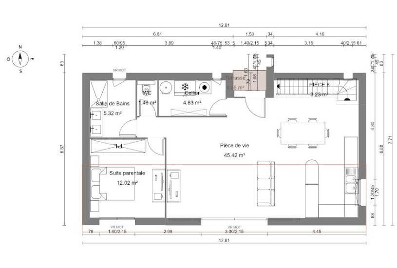  Vente Terrain + Maison - Terrain : 498m² - Maison : 116m² à Six-Fours-les-Plages (83140) 