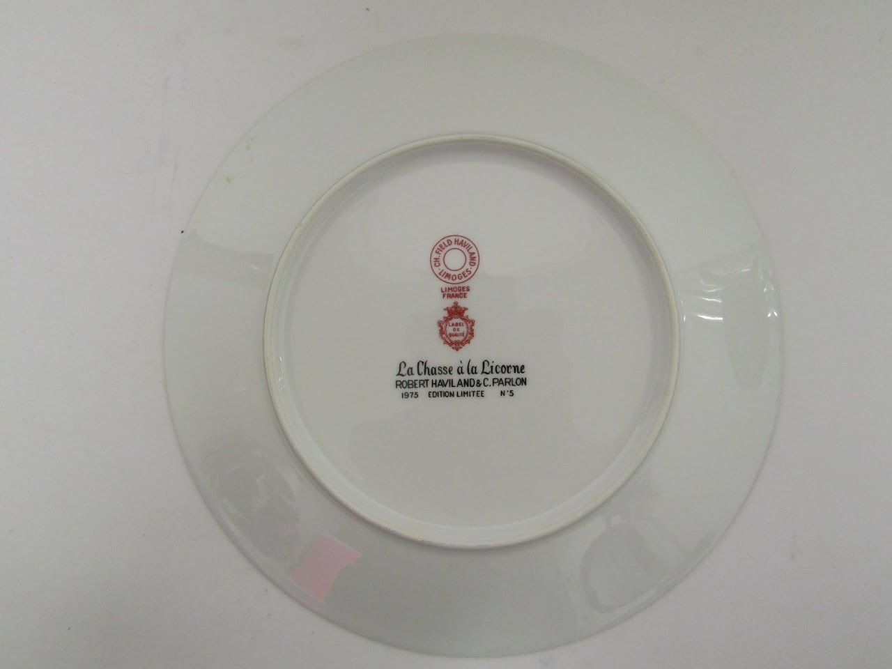 Limoges "La Chasse a la Licorne' Plate Set