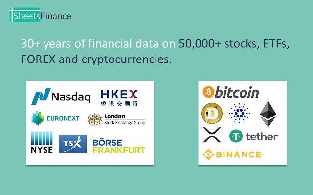 Screenshot of SheetsFinance | Stock Market Analysis