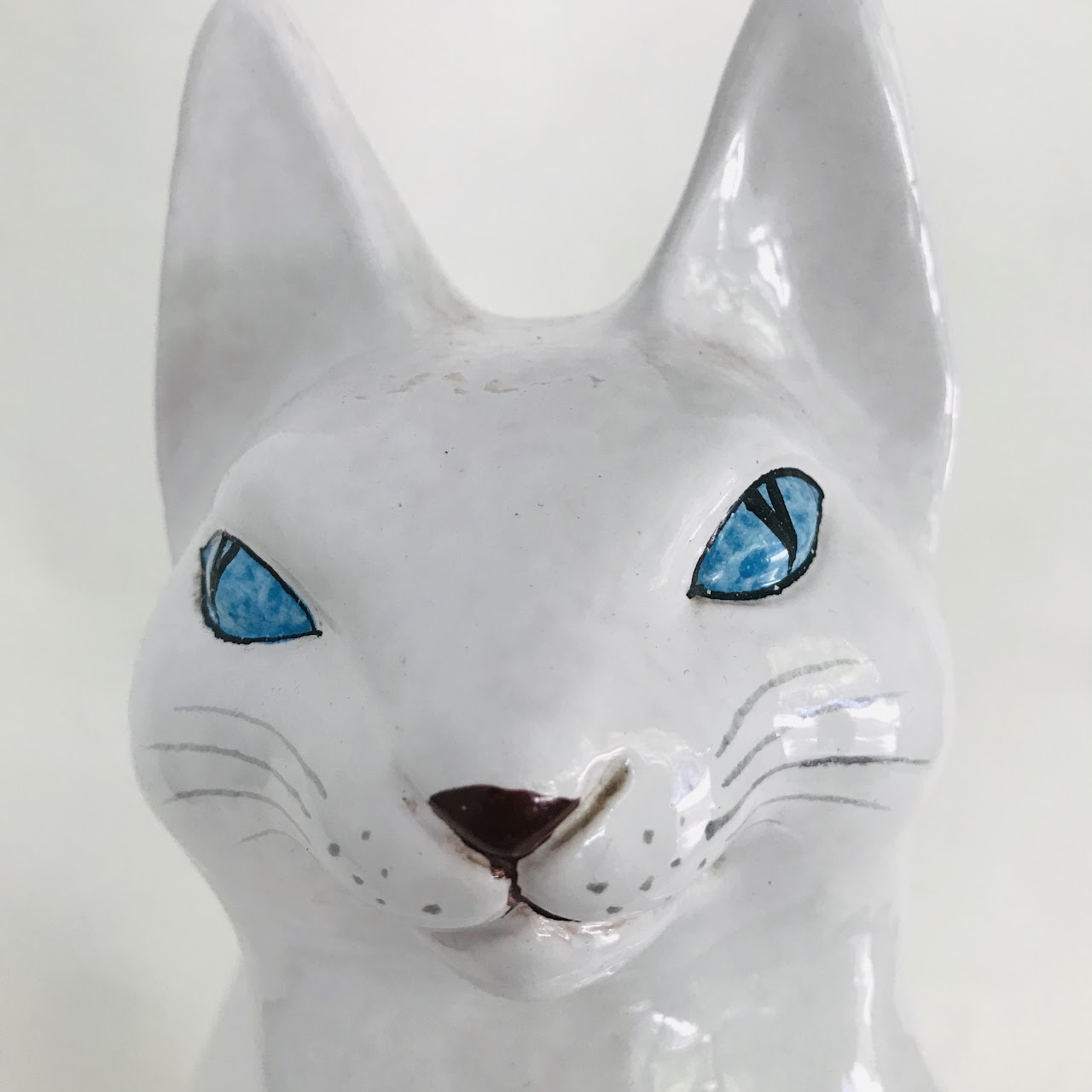 Large Ceramic Italian Cat Statue