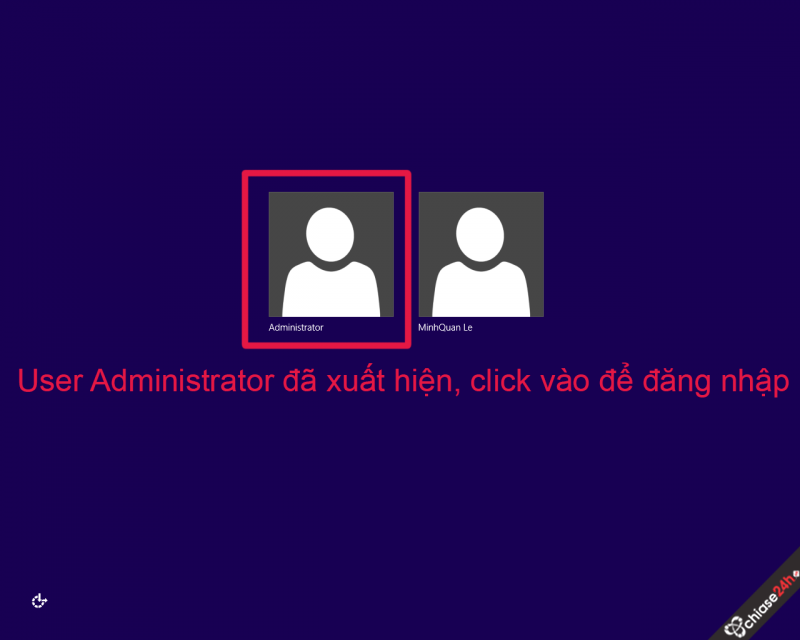 Tạo user mới khi quên pass Microsoft trên windows 8-8.1