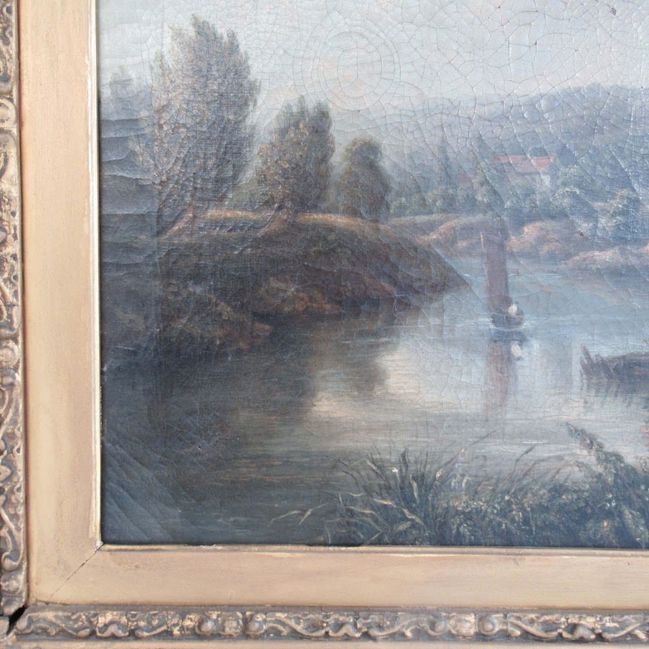 Unsigned English Antique Oil Painting