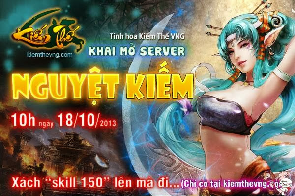 [Kiếm Thế VNG] Khai mở Server Nguyệt Kiếm 10h ngày 18/10/2013  HoiDocThan.VN--1