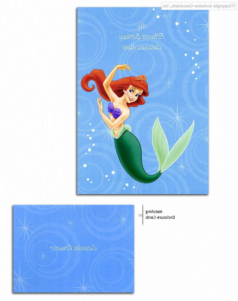 Mermaid Magic - Disney Invitations, Wedding Invitations, Party Invitations