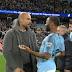 Gbam: Guardiola argues with Raheem Sterling on pitch despite Mancity's 3-1 derby victory (See Why)