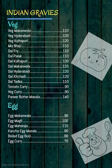 Tasty Adda menu 