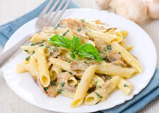 Mushroom Onion Pasta (White Sauce)