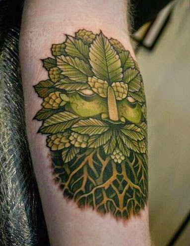 Green Man Tattoos