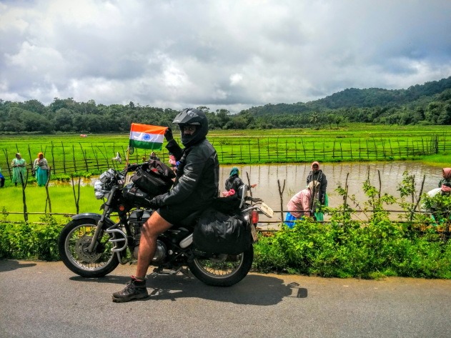 Celebrating Independence day in the rainforests around Agumbe and Sringeri