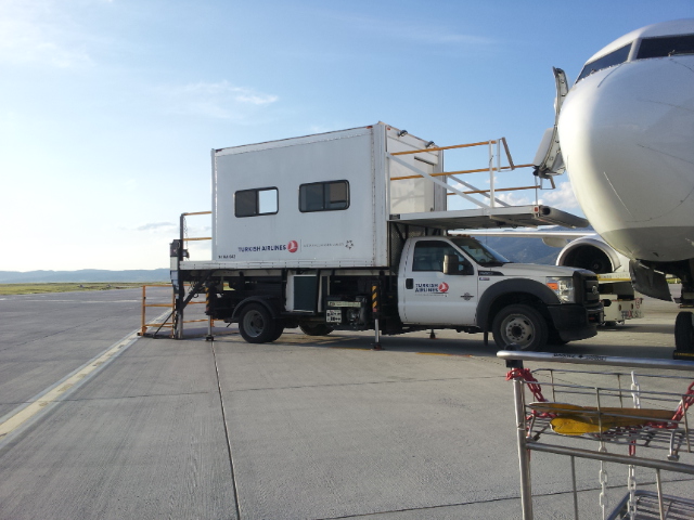 Loading trucks for accessible travel with Turkish airlines