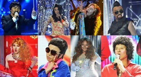 Jolina as Manny Pacquiao, Edgar Allan as Toni Gonzaga, Tutti Caringal as Steven Tyler, Nyoy Volante as Apl.de.ap, Melai as Cyndi Lauper, Maxene as Vhong Navarro, Karla as Mariah Carey, Jay-R as Tom Jones