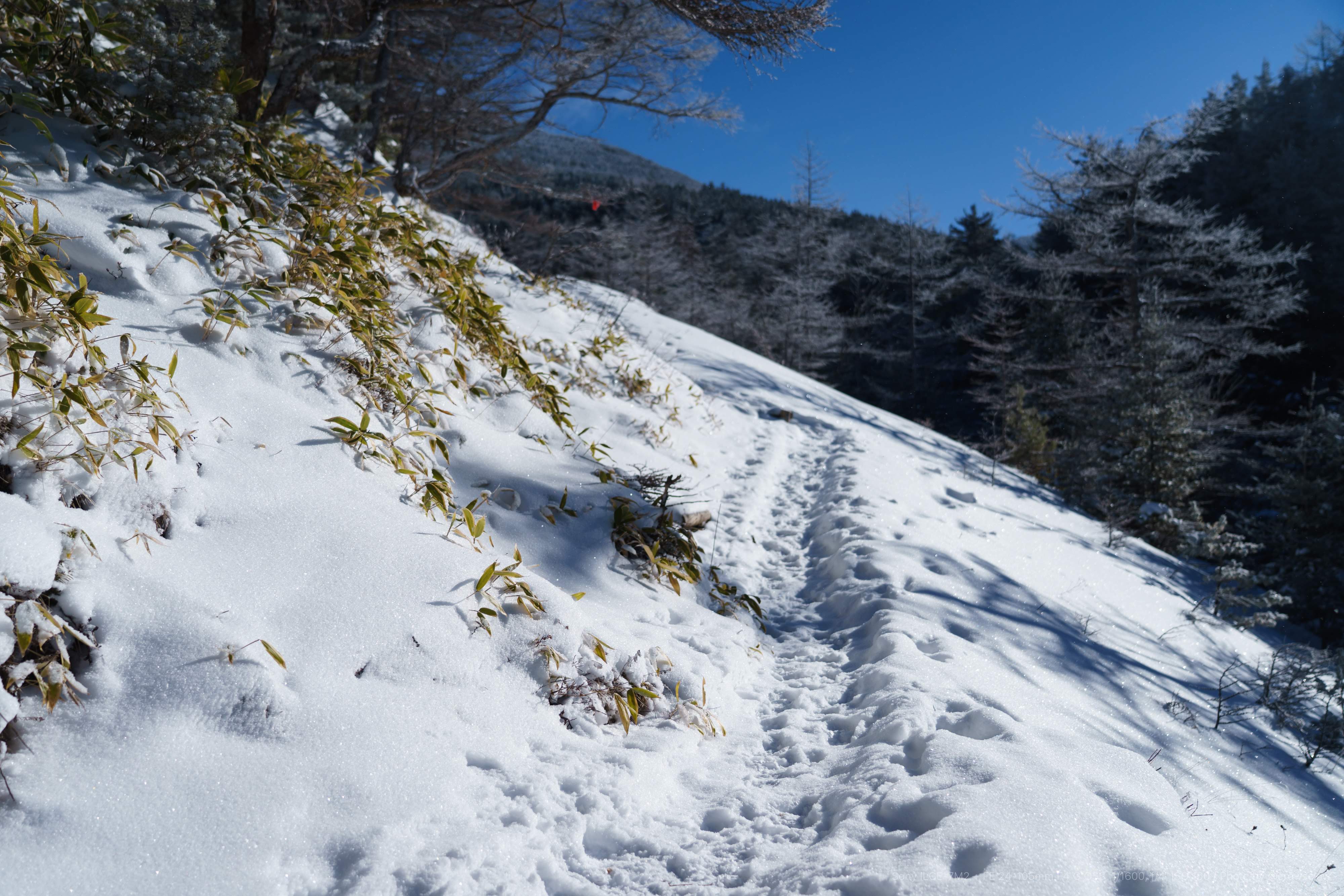 黒斑山 18年を雪山で締めくくる Crow Sclaw