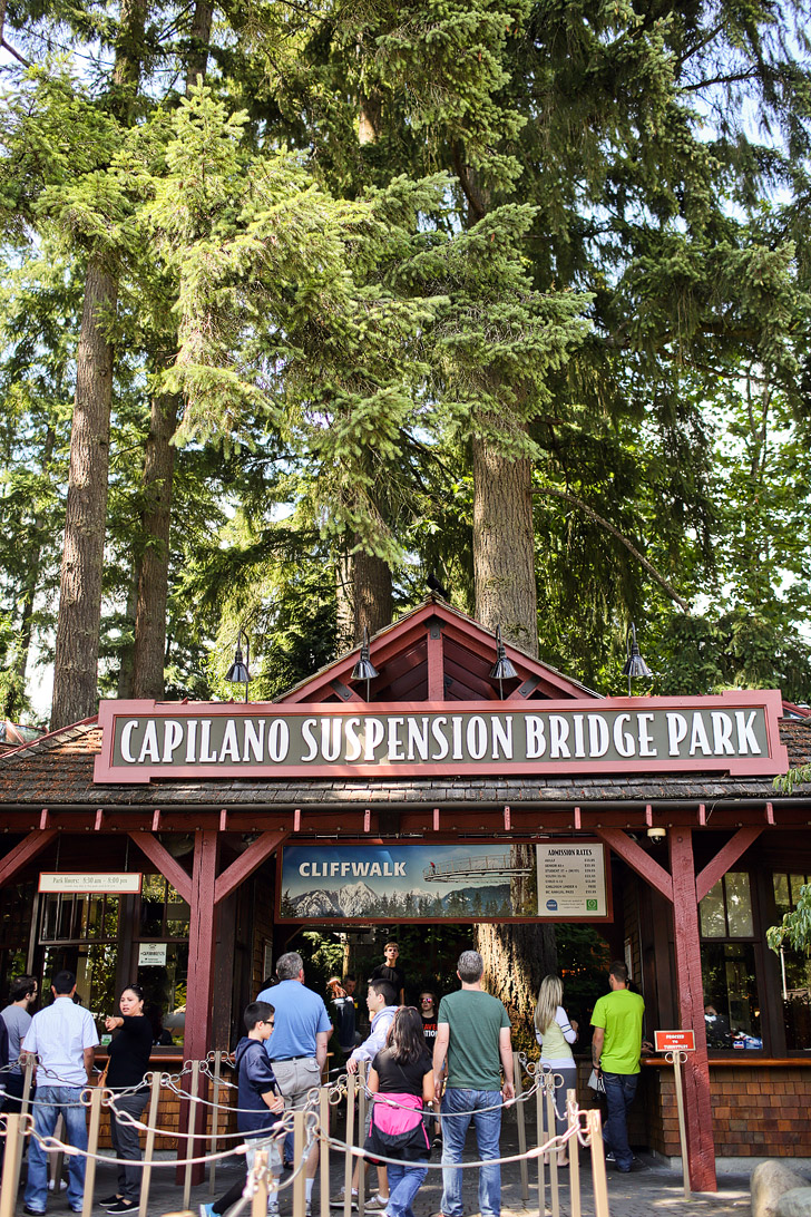 Capilano Suspension Bridge Vancouver.