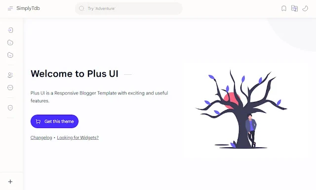 Plus UI Landing page v2.6 Mẫu Blogger Tải xuống miễn phí