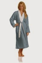 <br />Luxury Spa Robe - Microfiber with Cotton Terry Lining