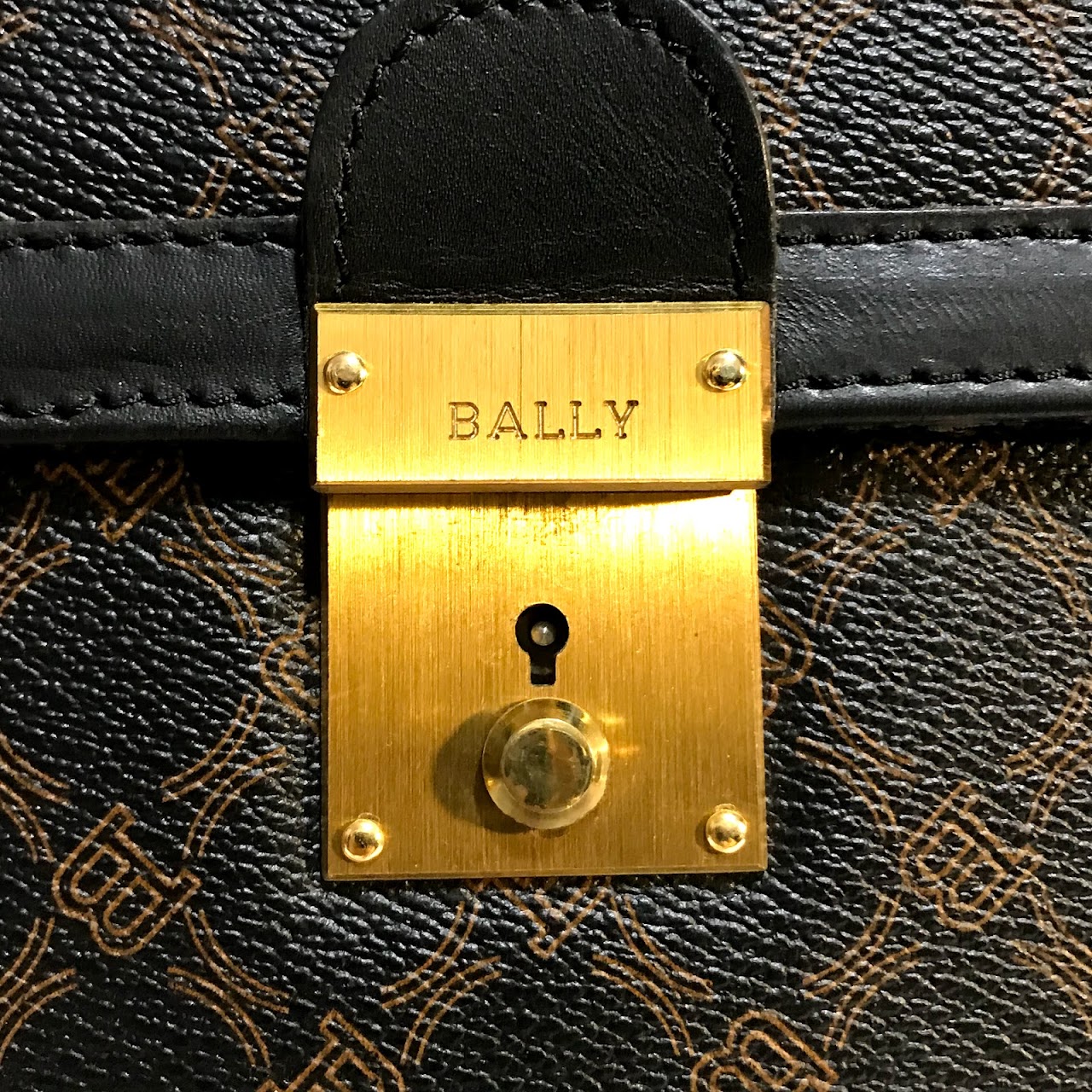 Bally Vintage Monogram Crossbody Bag