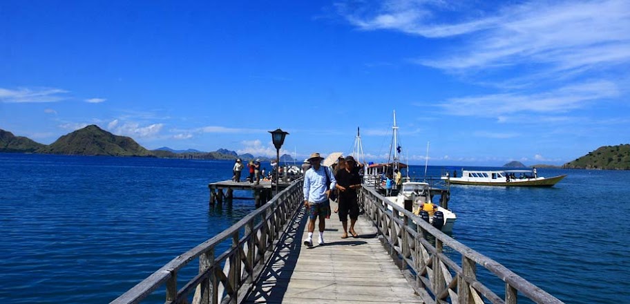 Foto wisata pulau komodo