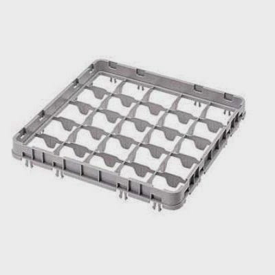  Cambro 25 Compartment Full Size Half Drop Extender Only, 19 5/8 x 19 5/8 x 2 inch -- 12 per case.