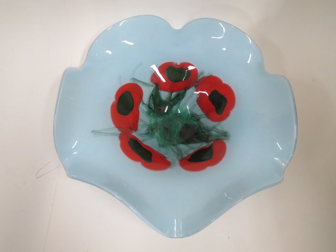 Signed Art Glass Dish