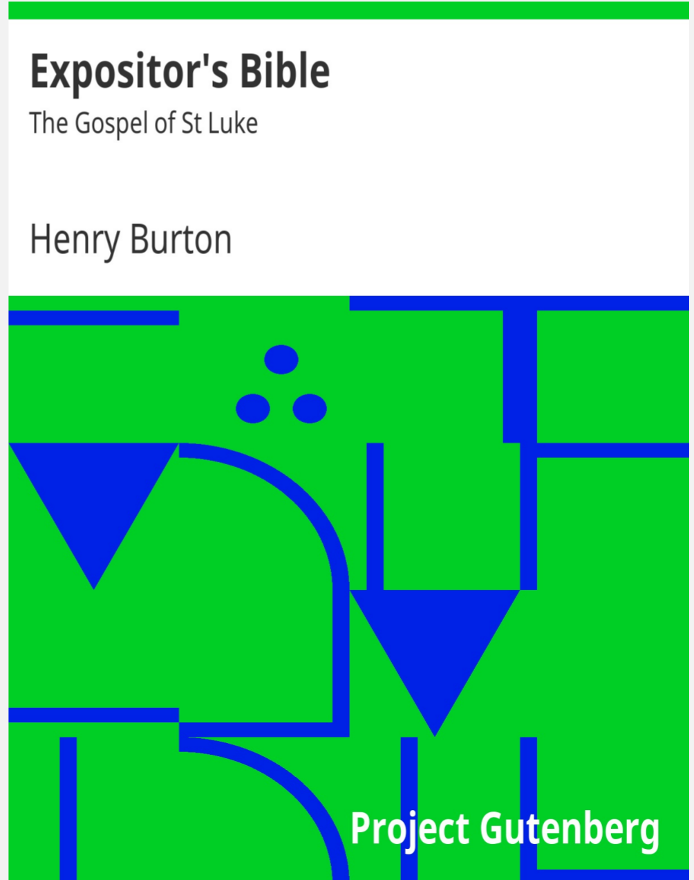COMMENTARY ON THE GOSPEL OF ST LUKE BY HENRY BURTON PDF