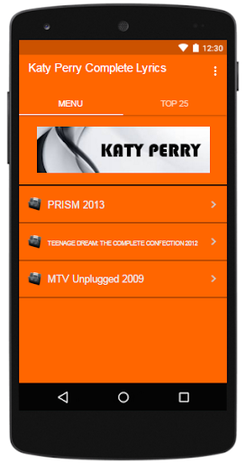 Katy Perry Complete Lyrics